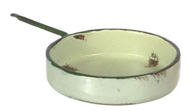Enamel Skillet, Large, Beige, LIMITED STOCK