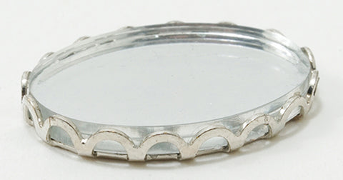 Tiny Mirror Tray, Silver