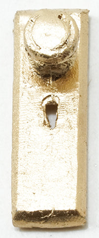 1/12 Scale Painted metal Dollhouse Door Knob. 