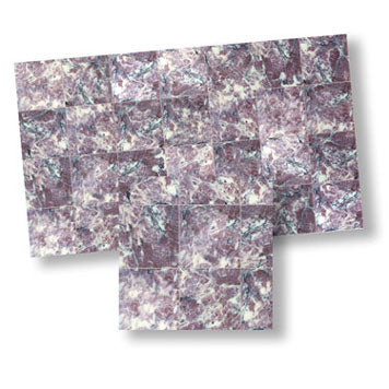 Faux Marble Tile, Lilac
