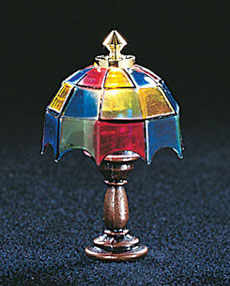 Tiffany Table Lamp, Colored