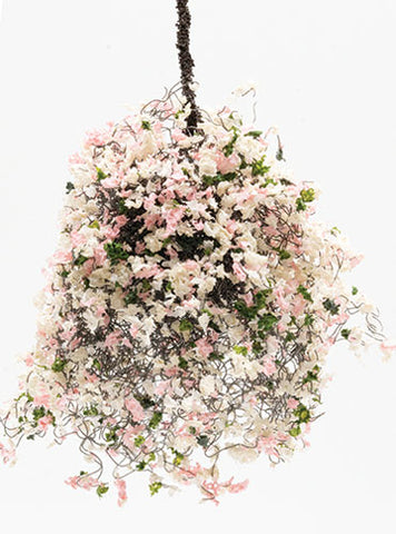 Hanging Floral, Large, Pretty in Pink