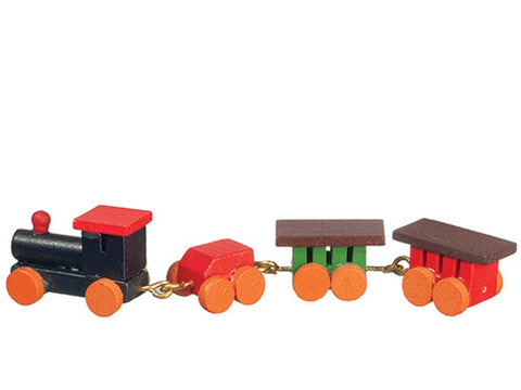 Train Set, Wooden, Multi-Colored