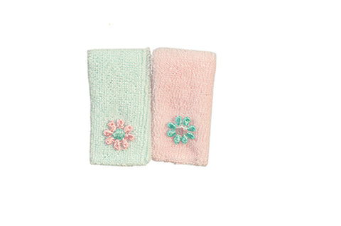 Embroidered Towels, Set of 2
