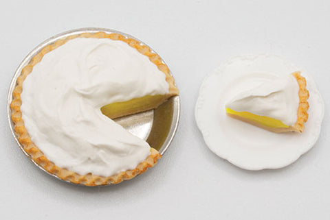 Lemon Pie with Slice