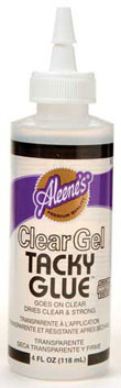 Bottle of Aleene's Clear Gel Tacky Glue 