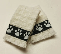 Holiday Towels, Paws