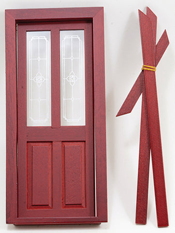 Transom Door, Mahogany