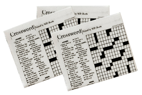Crossword Puzzle, Newspaper Version