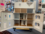 Second Hand Front Opening Victorian Dollhouse, Finished