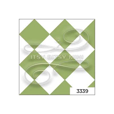 Dollhouse Tile Flooring, Lime Green