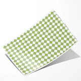 Floor Tile, Paper Sheet, Fran's Large Diamond Tile,  Lime Green and White