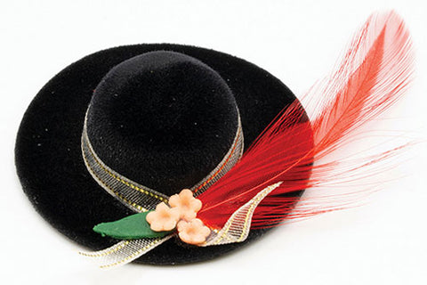 Black Hat with a Feather.