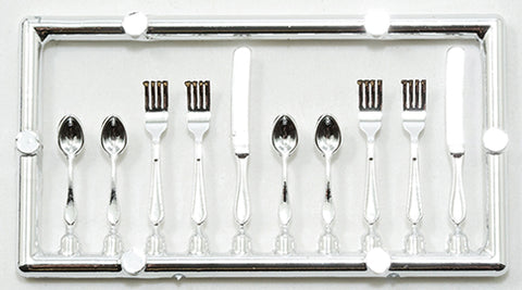 1/12 Scale Molded dollhouse Silverware set