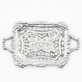 Silver Serving Tray with Handles