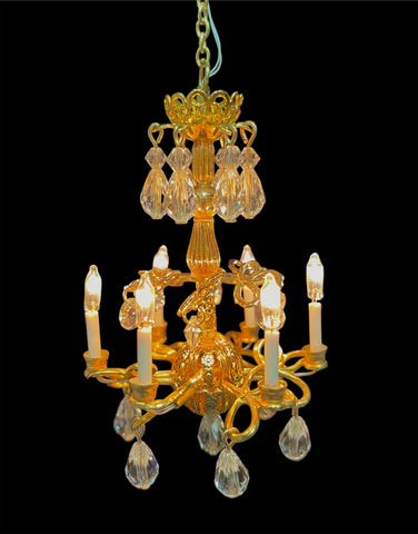 Schubert Chandelier, Large, Genuine Swarovski Crystals On Sale