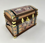 Classic Americana Summer Lithograph Wooden Trunk Kit