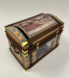 Classic Americana Summer Lithograph Wooden Trunk Kit