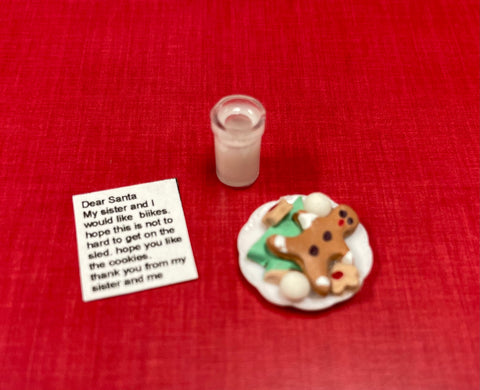 Cookies and Letter for Santa