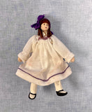 Doll in White and Purple by Maureen Thomas