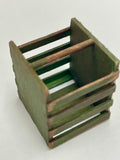 Painted Peach Slat Basket
