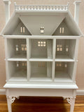 Back Opening Dollhouse for a Dollhouse 2 Piece Set.
