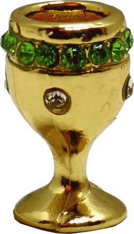 Gold Chalice - Emerald Band