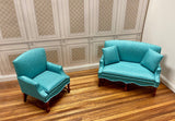1:12 miniature scale Jacobean Style Living Room set
