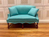 1:12 miniature scale Jacobean Style Sofa