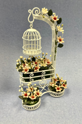 Bird Cage with Florals