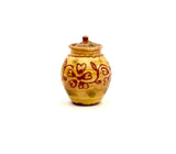 Jane Graber Canister Jar with Lid, Redware Style