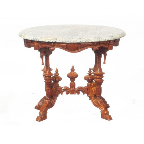 Victorian Tea Table with Marble top