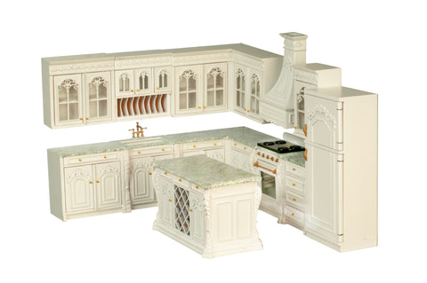 Deluxe Kitchen Set, White, 12pcs