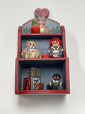 Raggedy Ann Nursery Shelf by Karen Markland