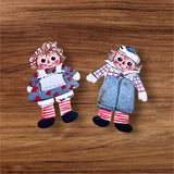 Raggedy Ann and Andy Shelf Sitter Set by Karen Markland