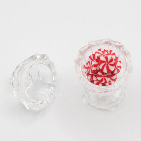 Peppermint Candy in a Dish