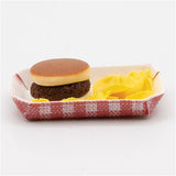 Hamburger with Chips