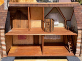 Log Cabin Dollhouse, Handmade, Second Hand