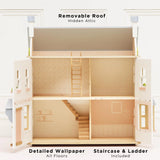 Mayberry Manor Wooden Dollhouse, Assembled