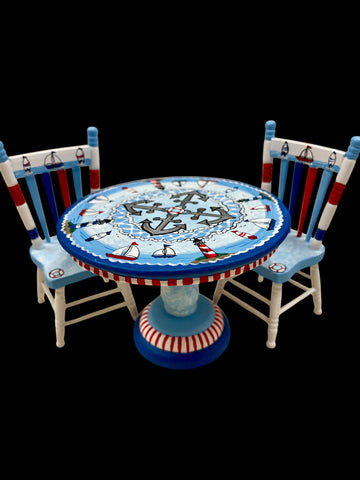 Nautical Table and Chair Set