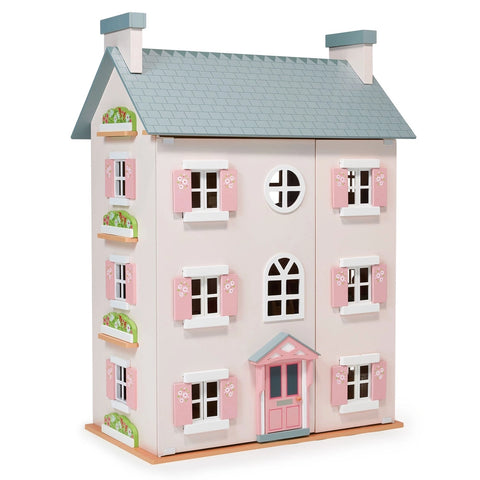 The Heather Hall Dollhouse, Assembled and Finished