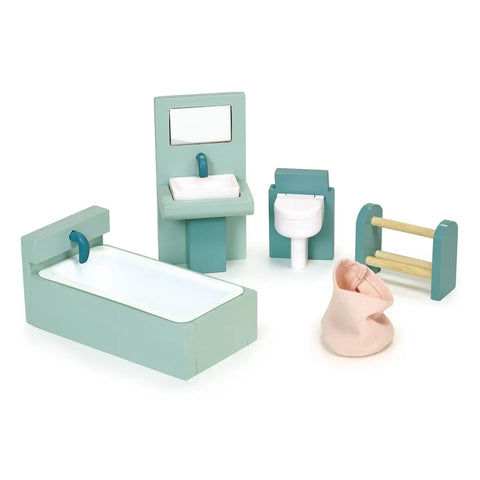 Dollhouse Bathroom Set for Young Children