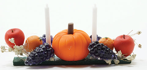 Fall Themed Della Robbia Centerpiece