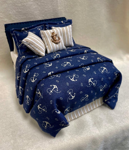 Nautical Themed Bed by Miniature Lane