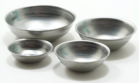 Mixing Bowls, Aluminum, Set of Four