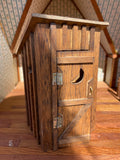 Log Cabin Dollhouse, Handmade, Second Hand