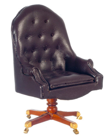 1:12 miniature scale Resolute style desk chair