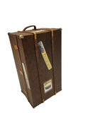 Leather Trunk with Stickers