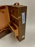 Leather Trunk with Stickers