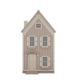 Country Lane Front Opening Dollhouse Kit